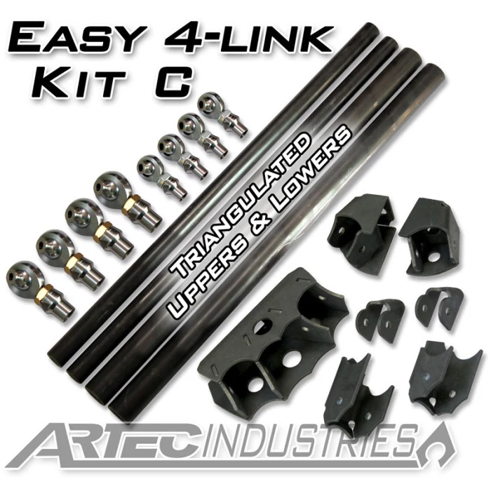 Artec Industries® - Easy 4 Link C Tube All 1.25" Rod Ends Kit