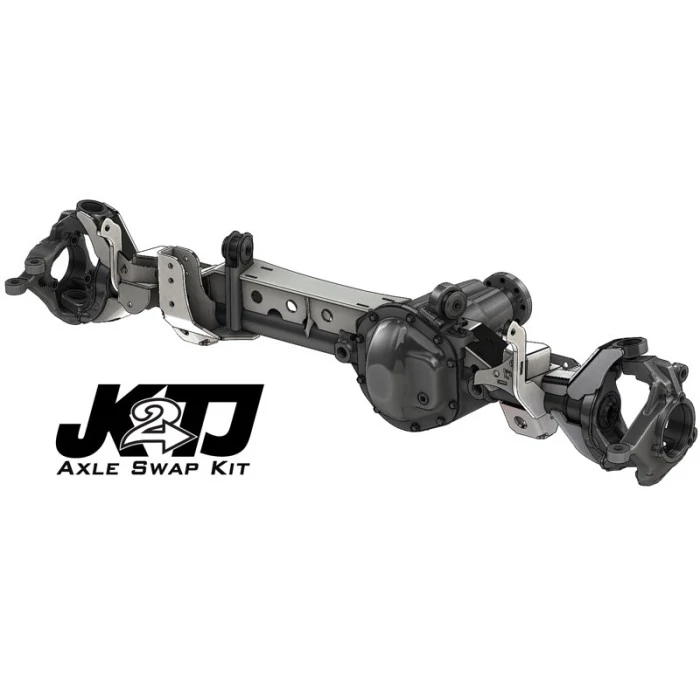 Artec Industries® - JK2TJ Front Axle Swap Kit Dana 44 Rubicon LCA Brackets with CAM Slot