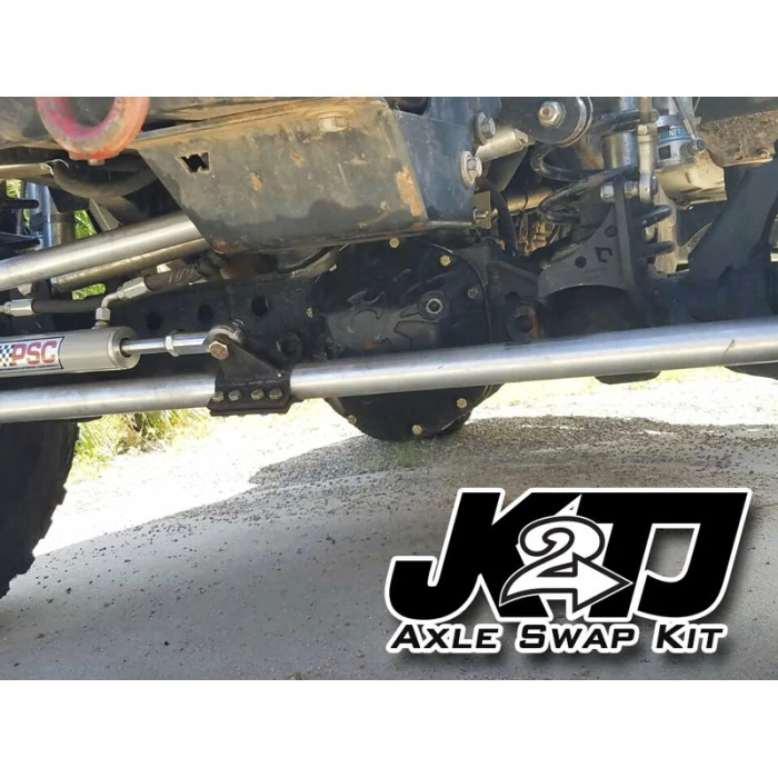 Artec Industries® - JK2TJ Front Axle Swap Kit Dana 44 Rubicon LCA Brackets with CAM Slot