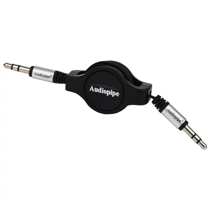 Audiopipe® - 3' Retractable 3.5 to 3.5 Jack Plug