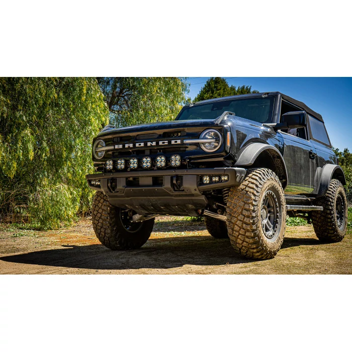 Baja Designs® - 6 XL Linkable Light Bar Kit 21-Up Ford Bronco Steel Bumper Mount with Upfitter