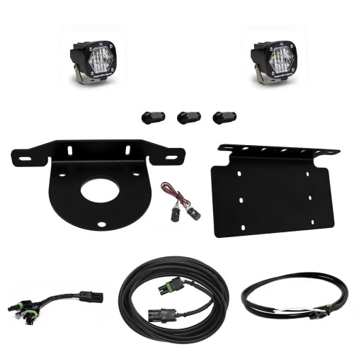 Baja Designs® - S1 Dual Reverse Light Kit with Lic Plate with Upfitter