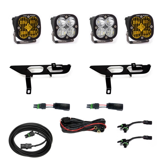 Baja Designs® - Squadron SAE/Sport Fog Pocket Light Kit with DRL