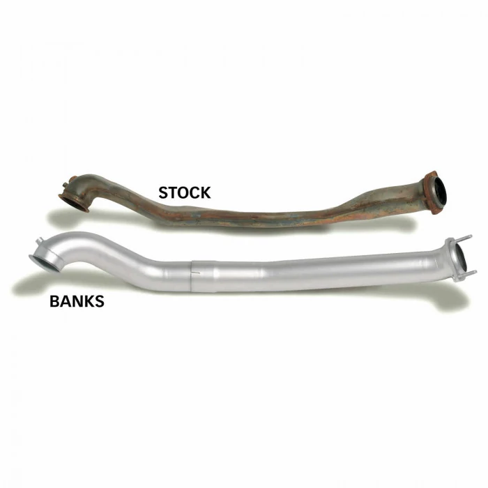 Banks Power® - Monster Exhaust System Single Exit Chrome Tip 94-97 Ford 7.3L CCLB Ford