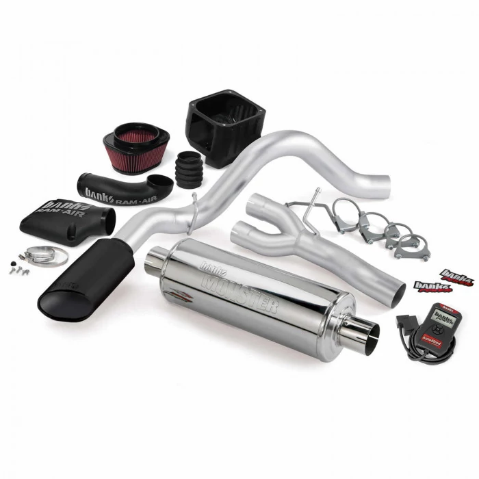 Banks Power® - Stinger Bundle Power System With Single Side Exit Exhaust Black Tip 10 Chevy 5.3L ECSB FFV Flex-Fuel Vehicle