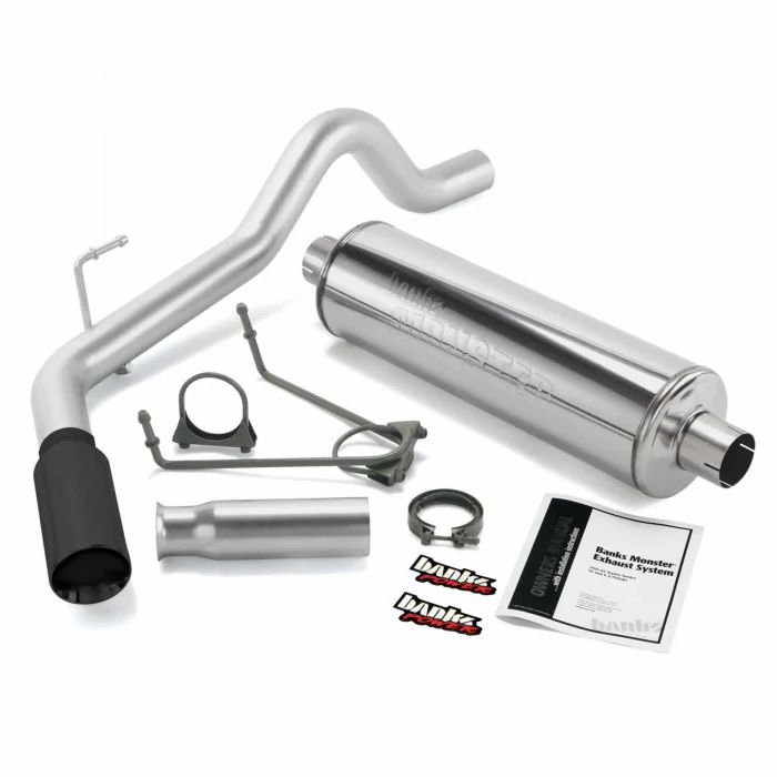 Banks Power® - Monster Exhaust System Single Exit Black Tip 00-06 Toyota 3.4L 4.0L 4.7L Tundra Toyota Tundra