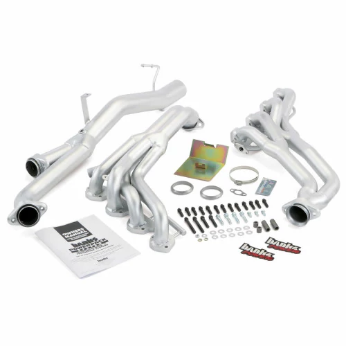 Banks Power® - Torque Tube Exhaust Header System 93-97 Ford 460 Truck E4OD Automatic Transmission Ford