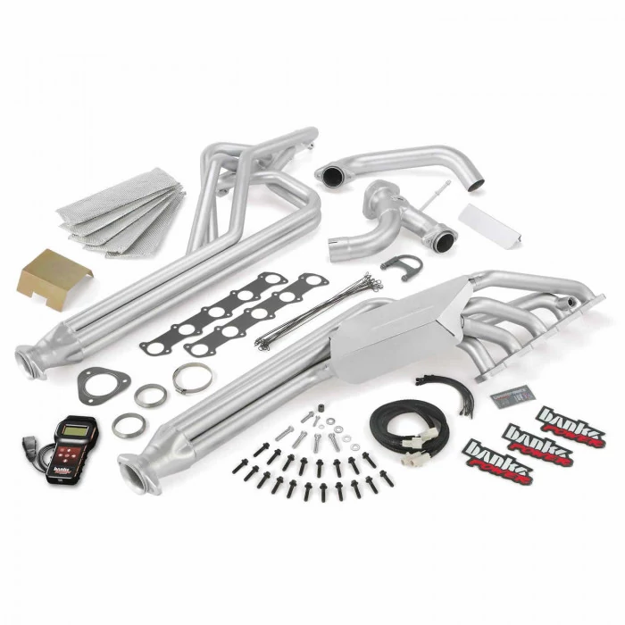 Banks Power® - Torque Tube Exhaust Header System With AutoMind Programmer 05-09 Ford 6.8L Class-C Motorhome E-S/D Super Duty Ford E-450 Super Duty