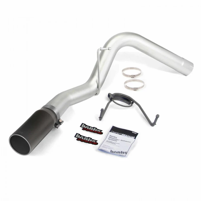 Banks Power® - Monster Exhaust System Single Exit Black Tip 14-18 Ram 6.7L CCSB