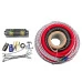 Blaupunkt® - 0 Gauge Red Complete Amplifier Wire Kit