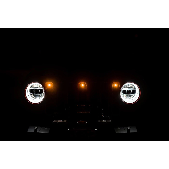 DV8 Offroad - Front Grill Amber Accent Lights