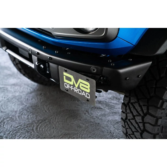DV8 Offroad - Factory Front Bumper License Relocation Bracket Side