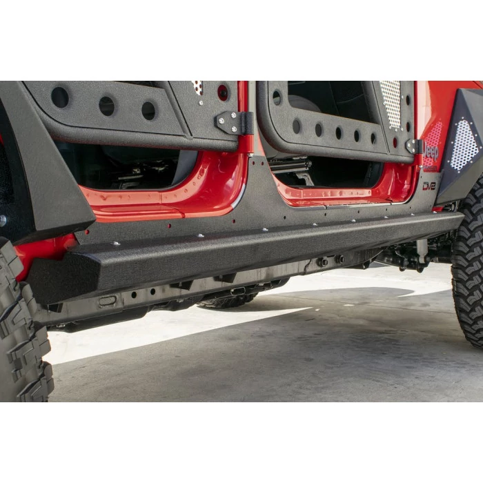 DV8 Offroad - Rocker Guards with Rock Skins