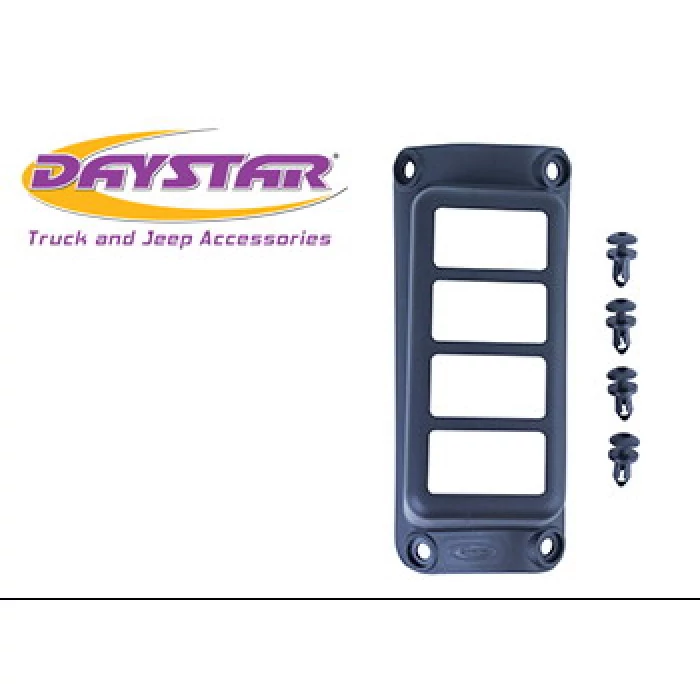 Daystar® - Cover Pillar Black Switch Panel without Switches