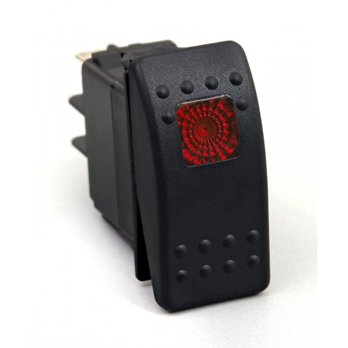 Daystar® - Rocker Switch Red Light 20 AMP Single Pole
