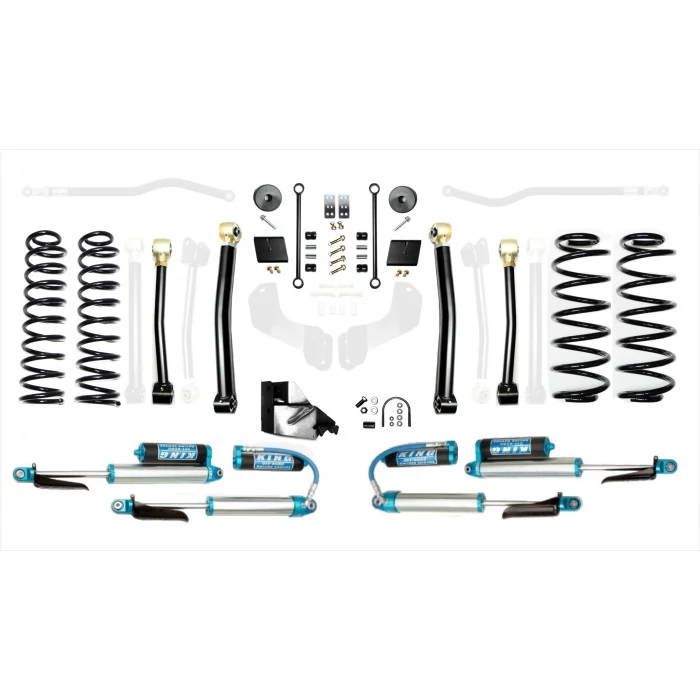 Evo Mfg - ECO Diesel 4.5" Enforcer Stage 3 Lift Kit with EVO SPEC KING 2.5" Shocks