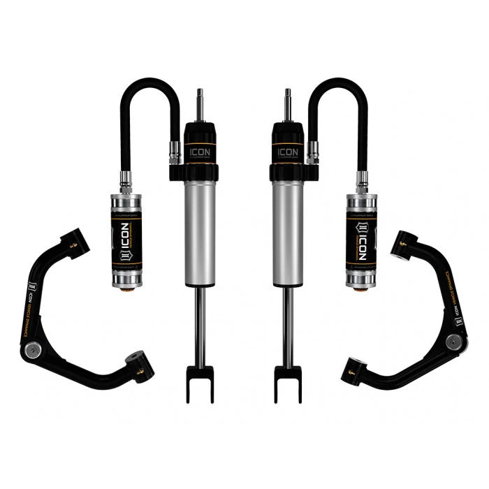 Icon Vehicle Dynamics® - 0-2" Remote Reservoir Shock System with Tube UCA