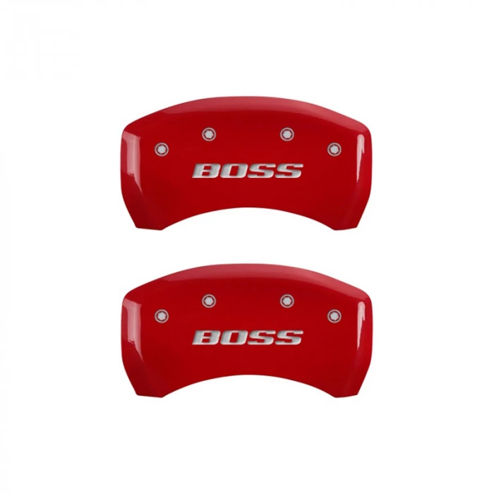 MGP® - Red Caliper Covers with BOSS Engraving
