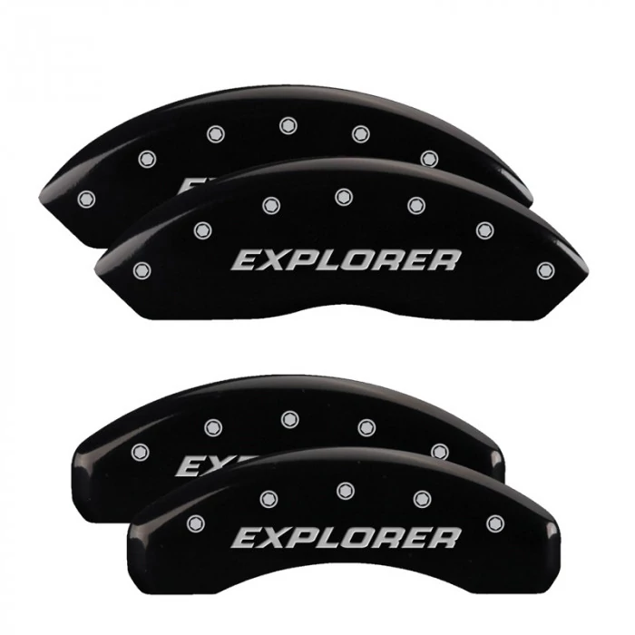 MGP® - Black Caliper Covers with Explorer (Pre-2011) Engraving