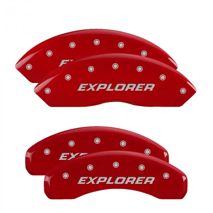MGP® - Red Caliper Covers with Explorer (Pre-2011) Engraving