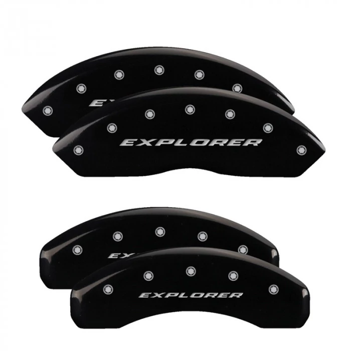 MGP® - Black Caliper Covers with Explorer (2012-Up) Engraving