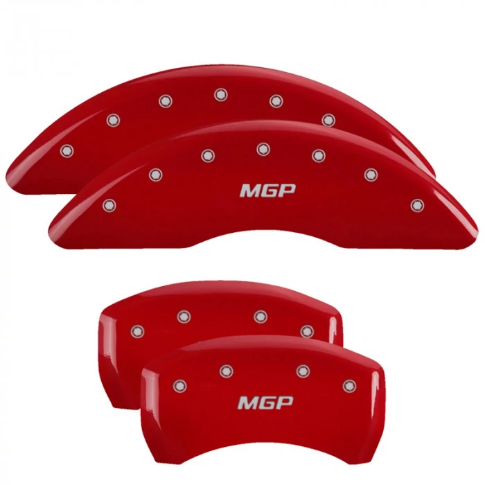 MGP® - Red Caliper Covers with MGP Engraving for Models with Performance Brakes