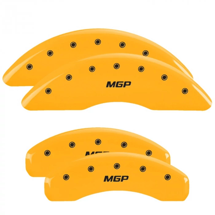 MGP® - Yellow Caliper Covers with MGP Engraving for Models with Performance Brakes
