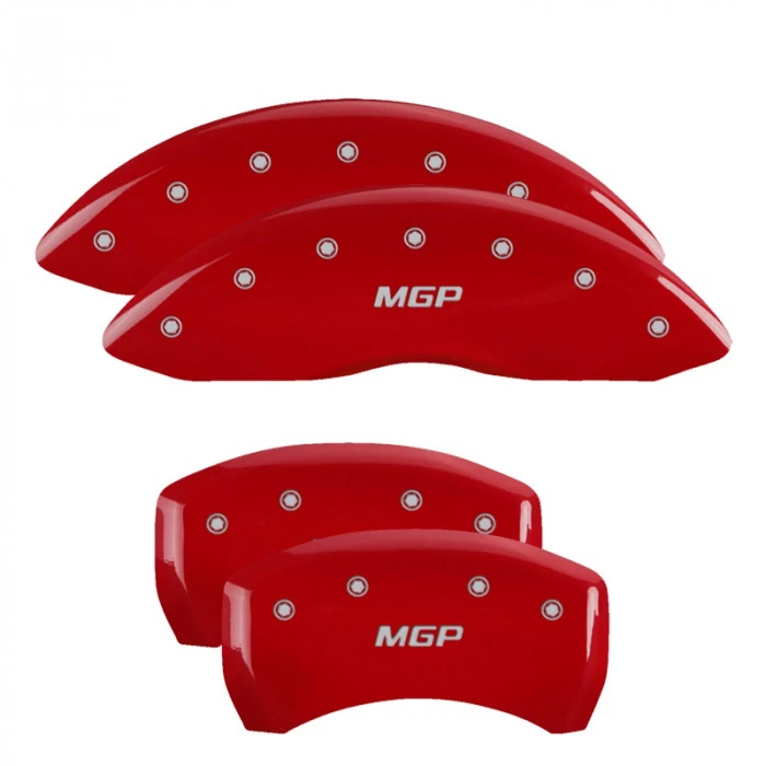 MGP® - Red Caliper Covers with MGP Engraving for Models with HD Brakes