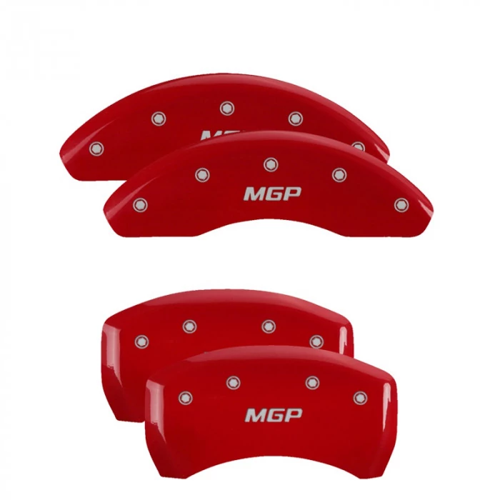 MGP® - Red Caliper Covers with MGP Engraving for Sedan Models