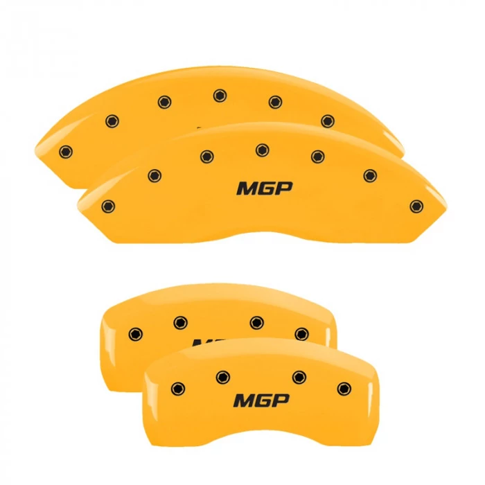 MGP® - Yellow Caliper Covers with MGP Engraving