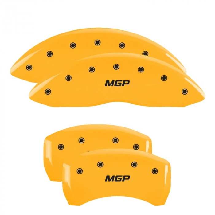 MGP® - Yellow Caliper Covers with MGP Engraving