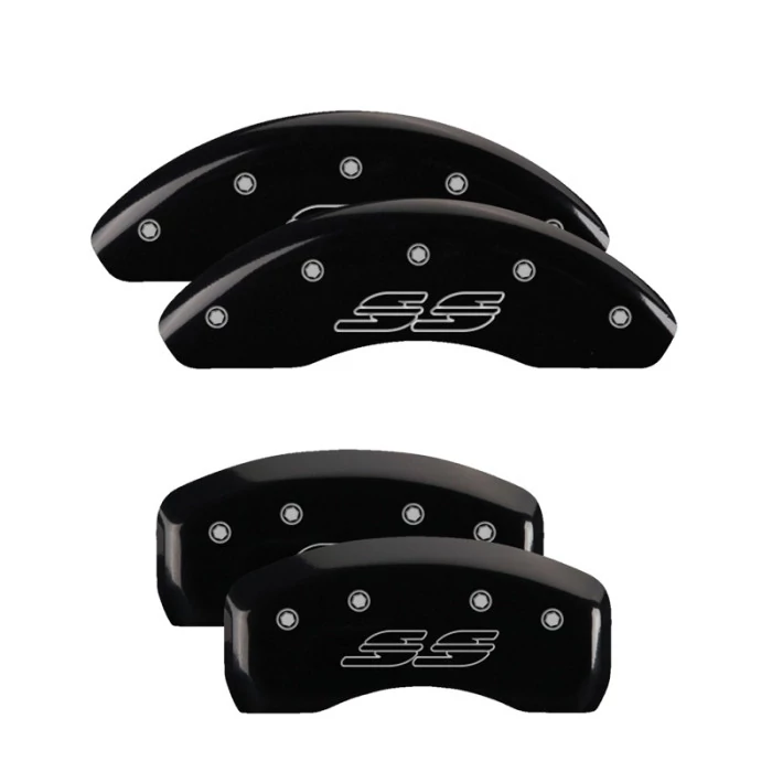 MGP® - Black Caliper Covers with SS (Impala) Engraving