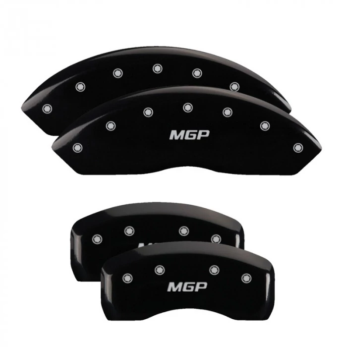 MGP® - Black Caliper Covers with MGP Engraving for FWD/AWD Models with 320mm Front/Solid Rear Rotor