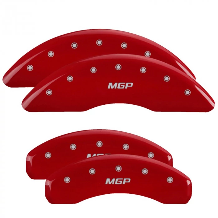 MGP® - Red Caliper Covers with MGP Engraving for 2.0L/3.0L Models with 356mm/380mm Front Rotor