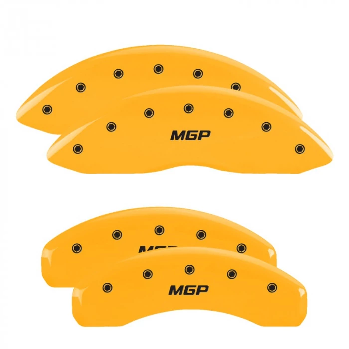 MGP® - Yellow Caliper Covers with MGP Engraving