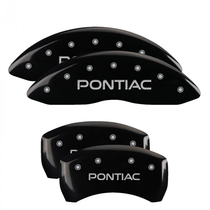 MGP® - Black Caliper Covers with Pontiac Engraving