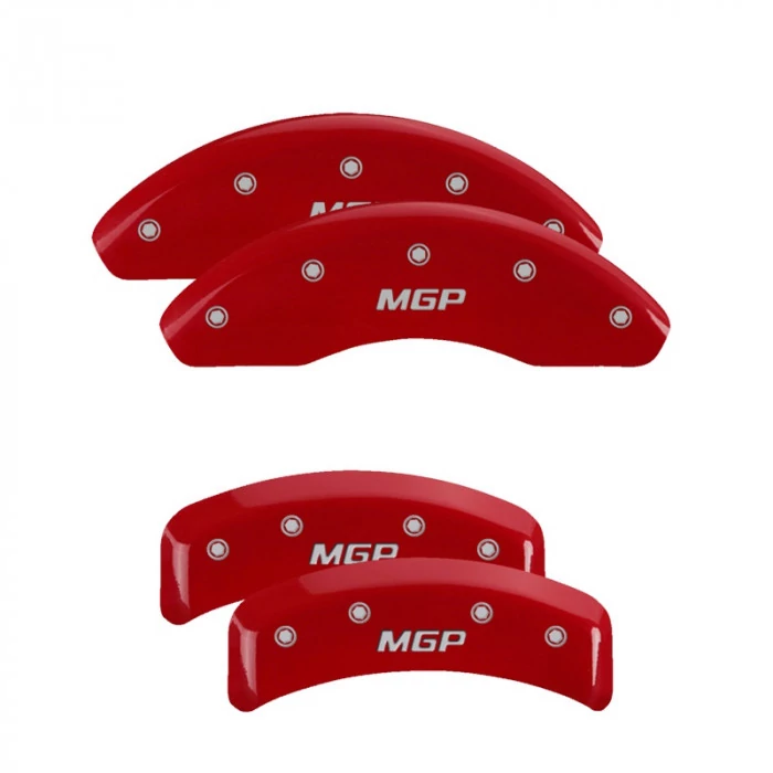 MGP® - Red Caliper Covers with MGP Engraving