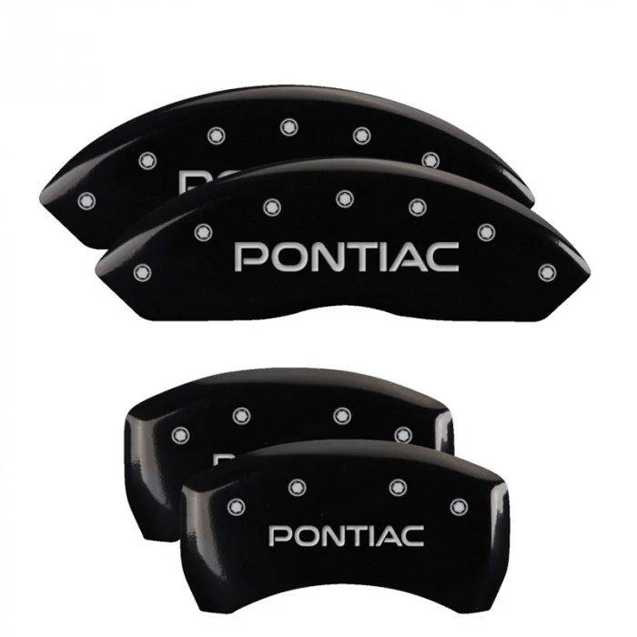 MGP® - Black Caliper Covers with Pontiac Engraving
