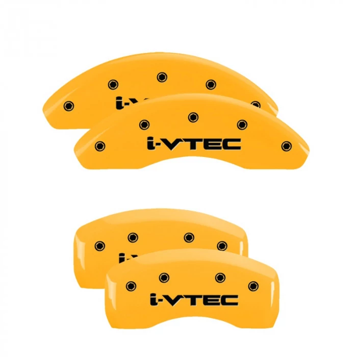 MGP® - Yellow Caliper Covers with i-Vtec Engraving for Models with 6 Cylinders