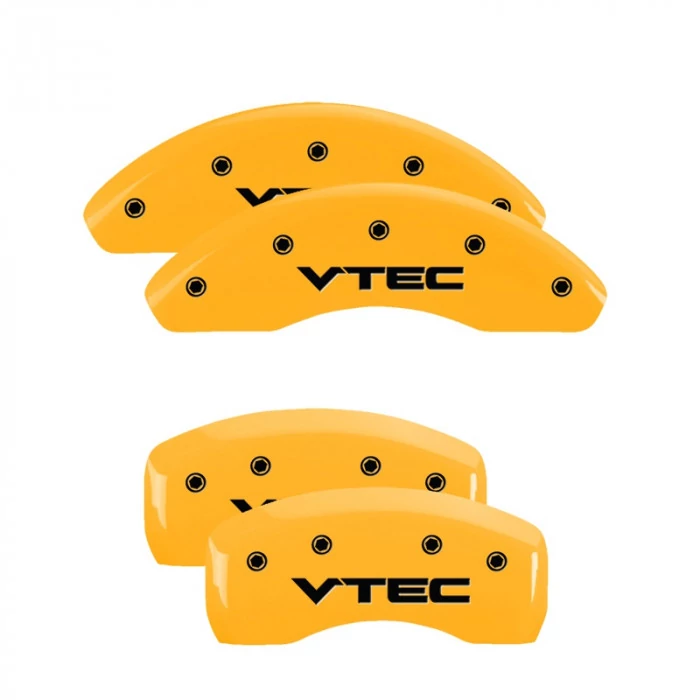 MGP® - Yellow Caliper Covers with VTEC Engraving for Models with 6 Cylinders