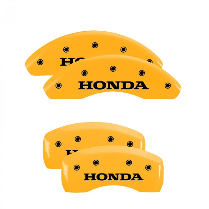 MGP® - Yellow Caliper Covers with Honda Engraving for 1.8L/2.4L Models