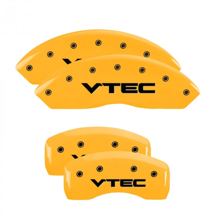 MGP® - Yellow Caliper Covers with VTEC Engraving for Models with 6 Cylinders