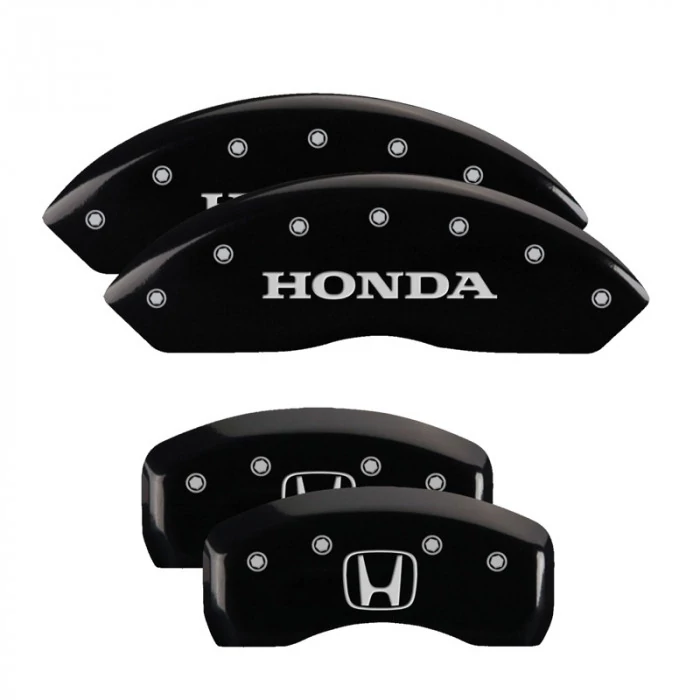 MGP® - Black Caliper Covers with Honda/H Logo Engraving