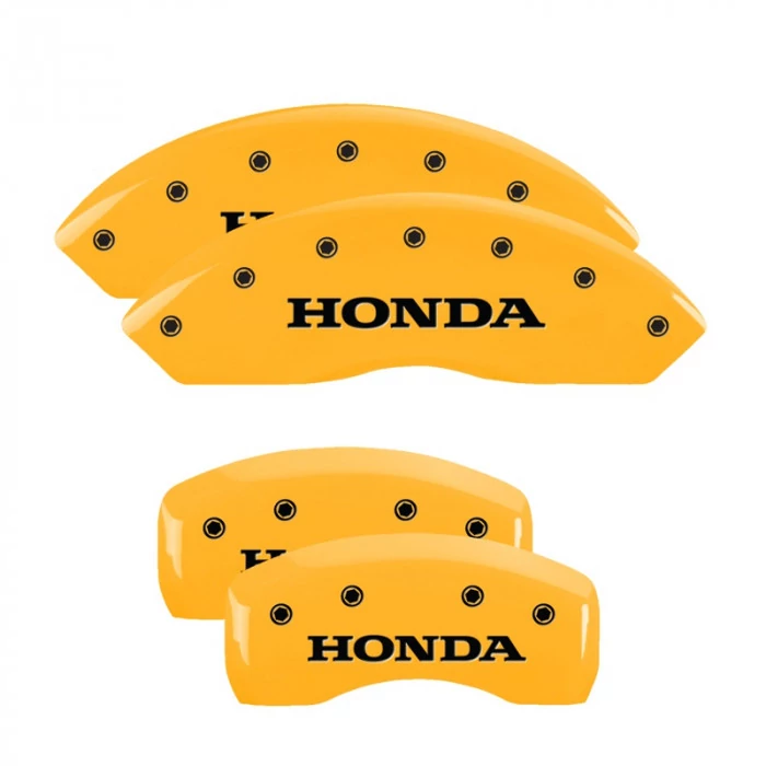 MGP® - Yellow Caliper Covers with Honda Engraving