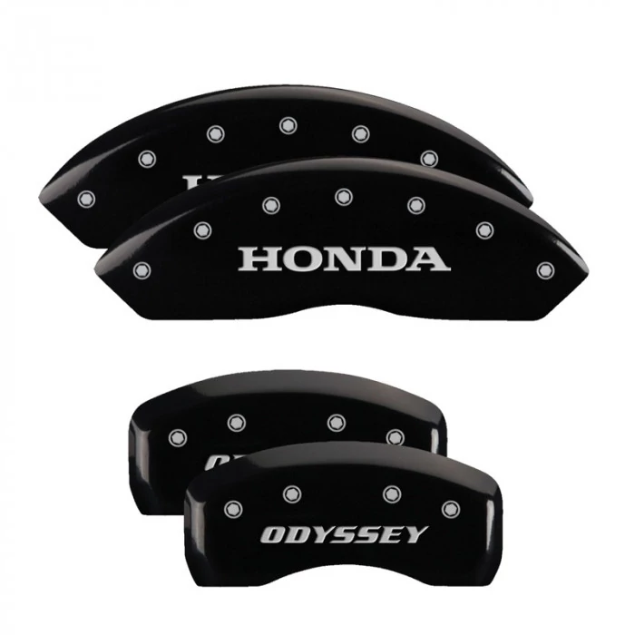 MGP® - Black Caliper Covers with Honda/Odyssey Engraving