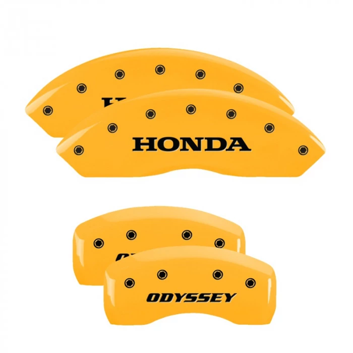 MGP® - Yellow Caliper Covers with Honda/Odyssey Engraving