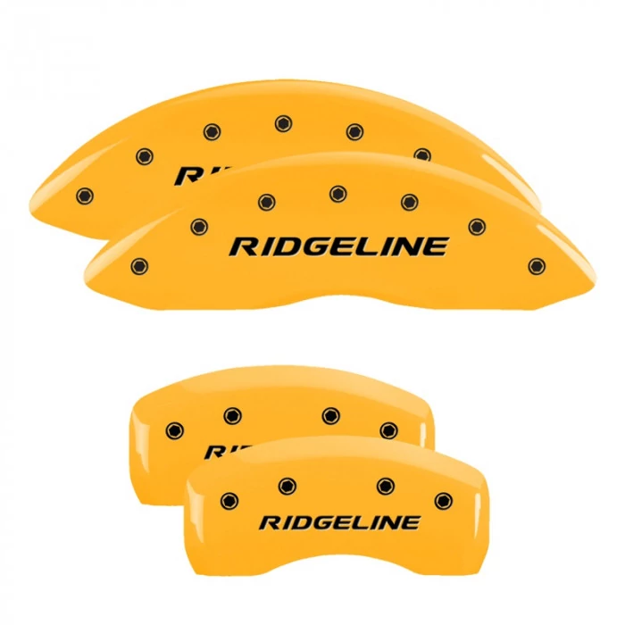 MGP® - Yellow Caliper Covers with RIDGELINE 2017 Engraving