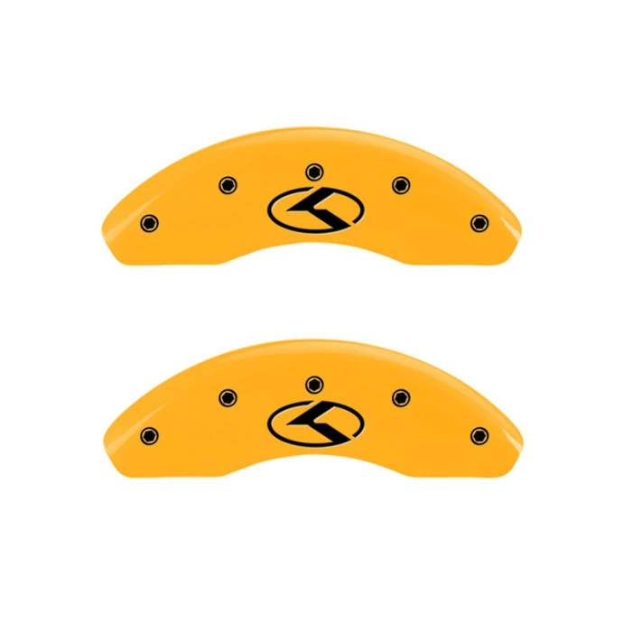 MGP® - Yellow Caliper Covers with Kia Logo (Circle K) Engraving