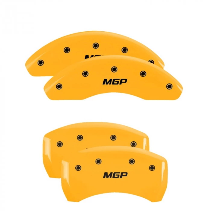 MGP® - Yellow Caliper Covers with MGP Engraving for Sport Package Coupe/Sedan/Convertible/Wagon Models