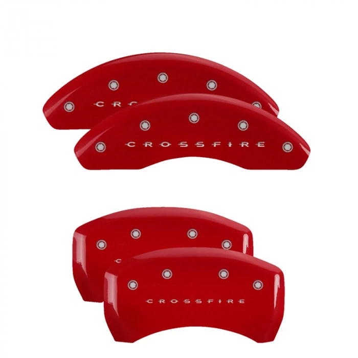 MGP® - Red Caliper Covers with Crossfire Engraving